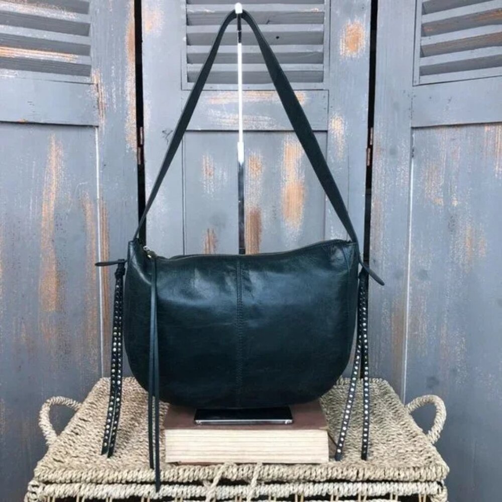 HOBO Enchant Shoulder Bag Green EUC
